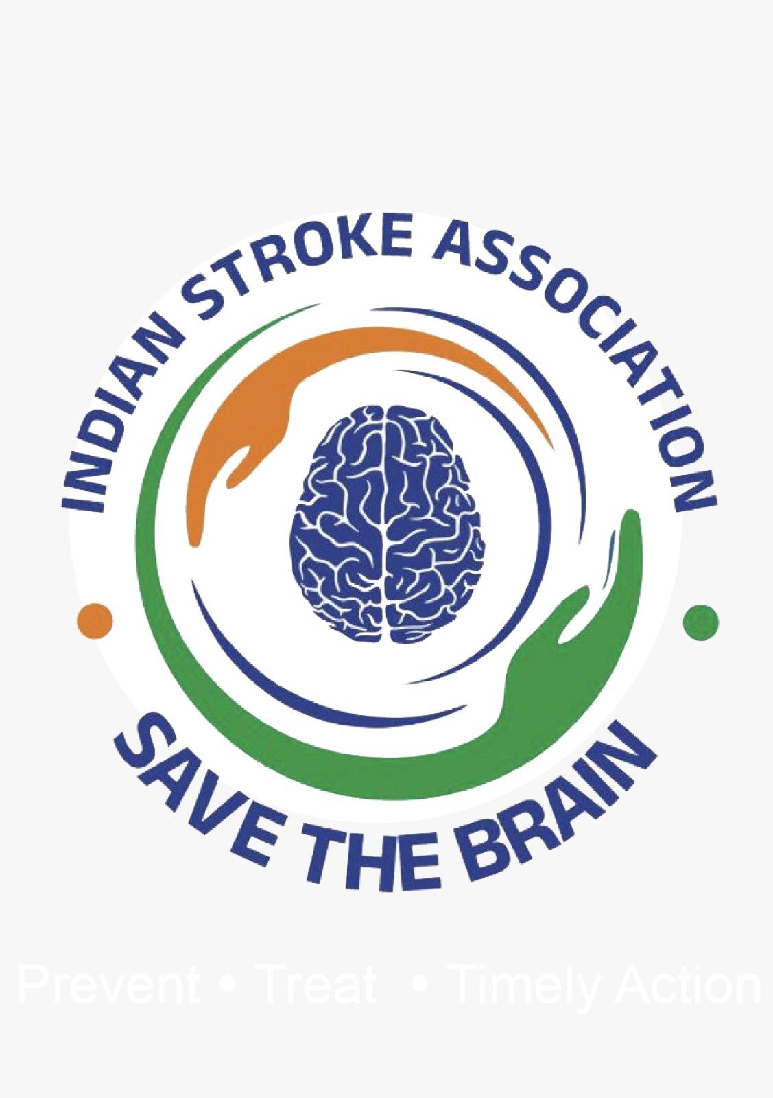 Indian Stroke Association Save the Brain logo